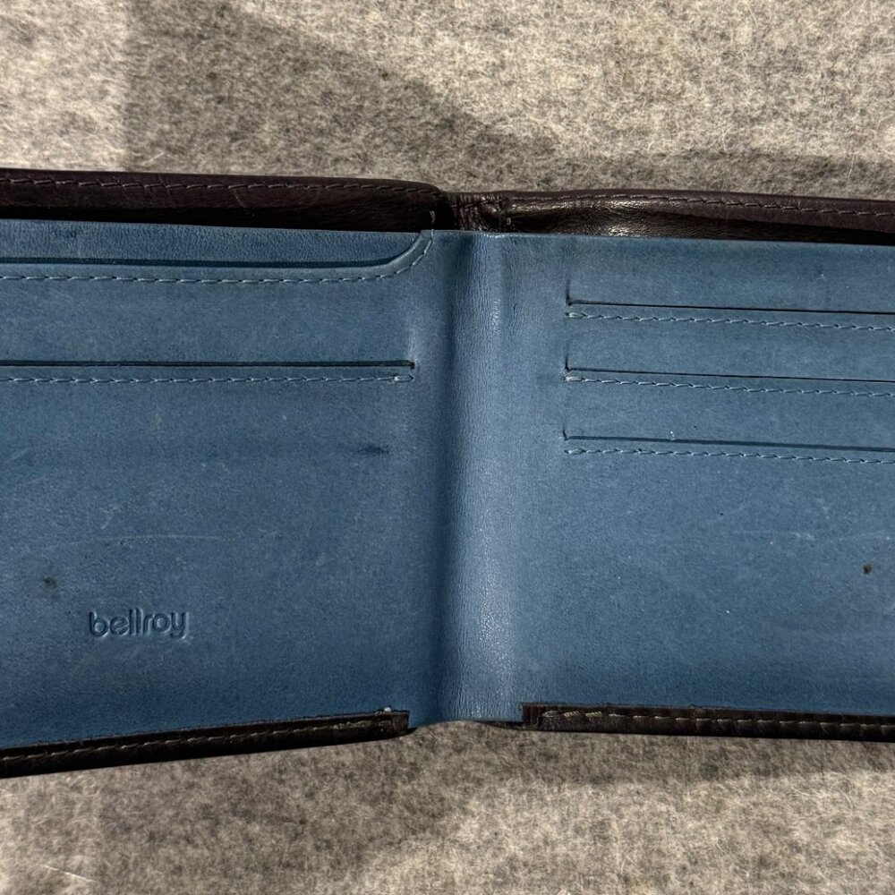 Bellroy Hide and Seek Wallet (High) in Grey and Blue - Picture 4 of 6